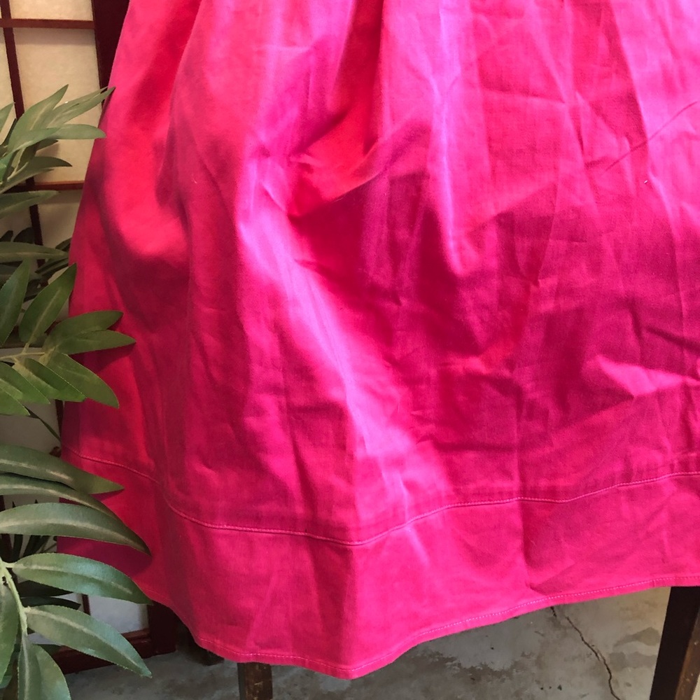 Calvin Klein Pink Strapless Tea Length Dress 6 - Picture 3 of 8